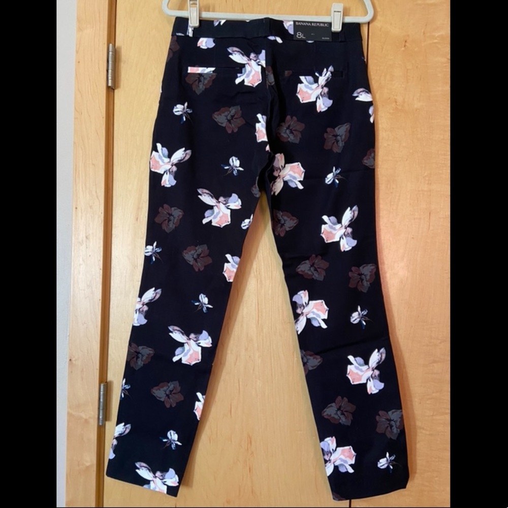 Banana Republic Floral Sloan Pants - 8 L
